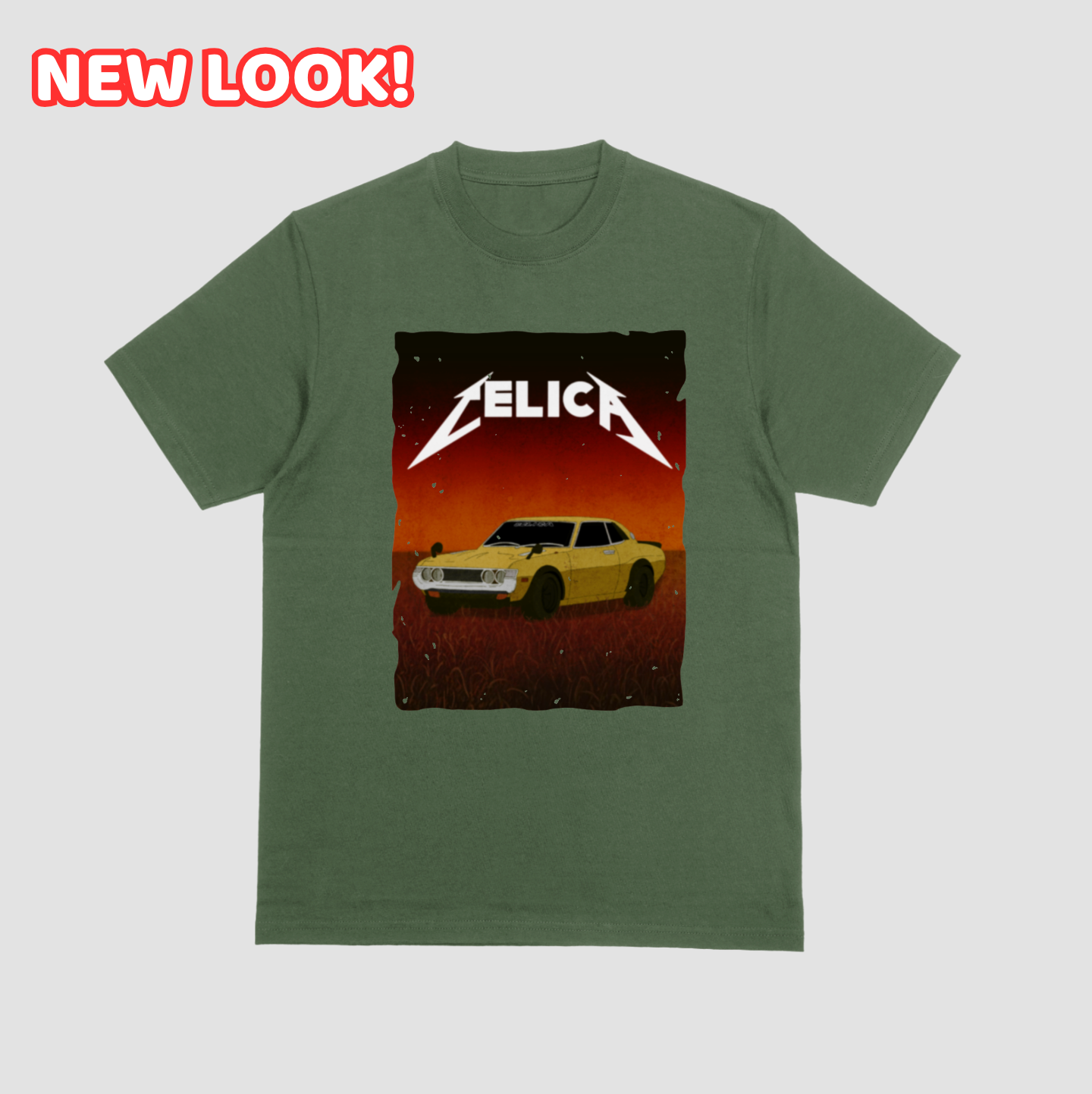 【SATIIIZ】Ratoon Drawing Short Sleeve T-shirt Celica Unisex Graphic Tee – Sarah-n-Tuned