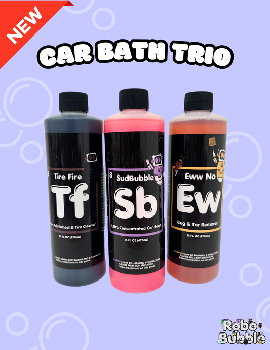 Car Bath Trio | Robo Bubble