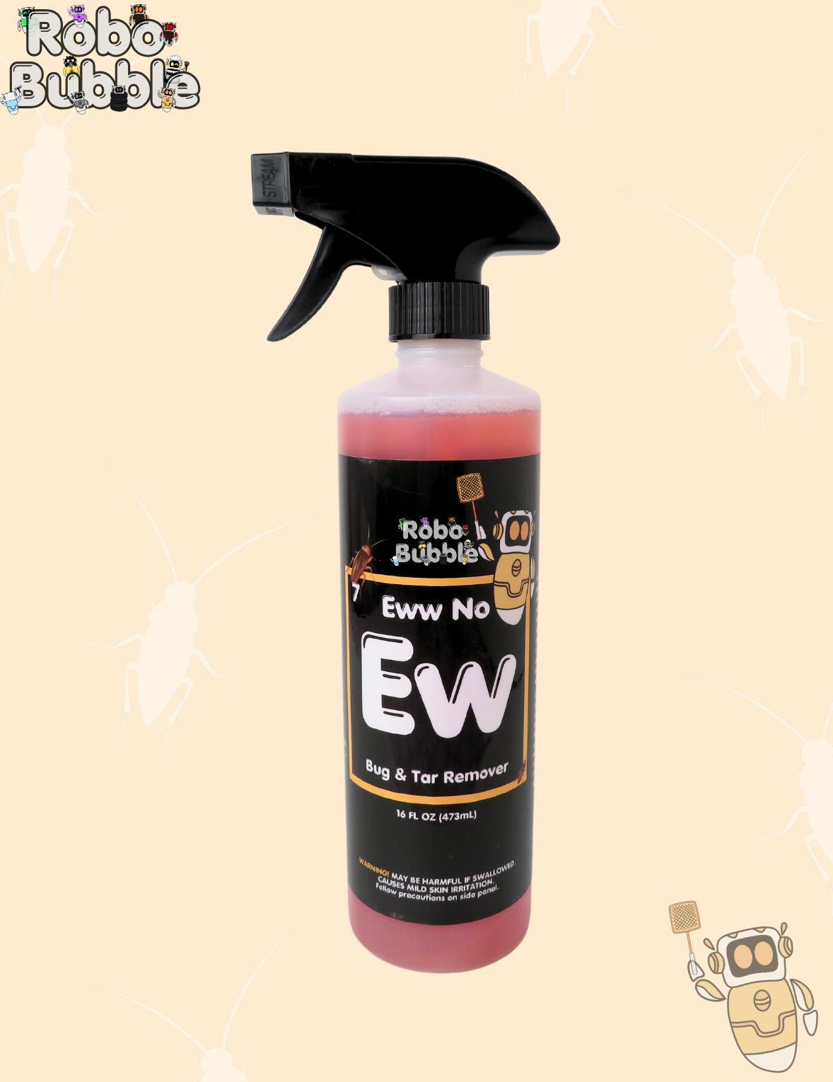 Eww No | Bug & Tar Remover (16oz) – SarahnTuned | Robo Bubble